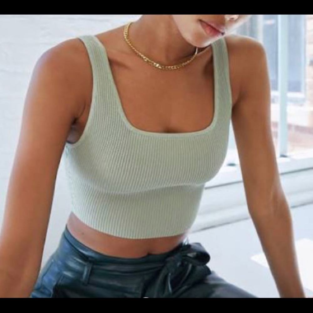 Aritizana Baba ton ribbed tank top